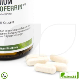 Lactoferrin HFQ capsules | 250 mg lactoferrin per capsule | premium quality dietary food