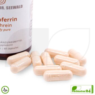 Lactoferrin 300 mg Highly Pure & Freeze-Dried | Apo-Lactoferrin = low iron | Premium Quality from Zentrum Dr. Seewald