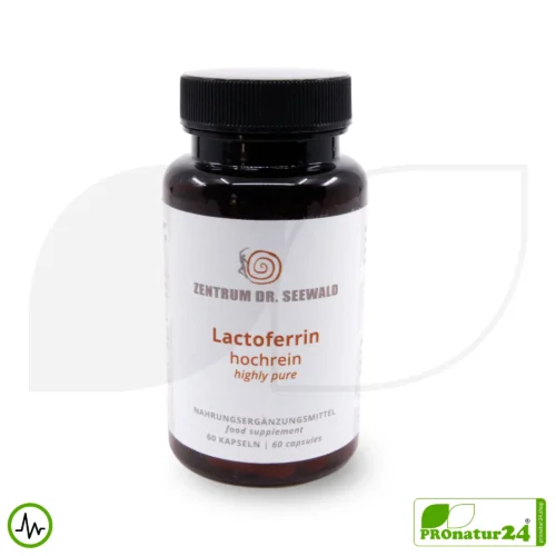 Lactoferrin 300 mg, highly pure | high-dose | Apo-Lactoferrin = low iron | Premium Quality from Zentrum Dr. Seewald