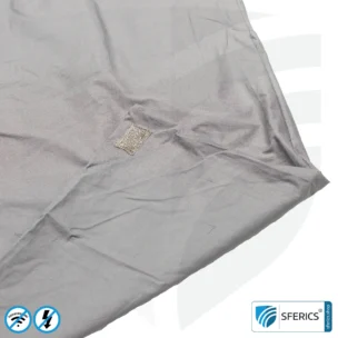 Shielding sleeping bag Electrosmog PRO | mobile radiation protection against WIFI, cell phone, LTE, 5G, ... with efficiency over 99,99% (42 dB) | LF groundable