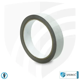 Grounding strap EB1, self-adhesive | grounding of shielding paint, shielding netting oder shielding fleece | 10 meters in length
