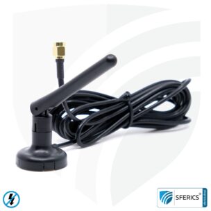 Antenna ANT-NA16 | Eltako FA250 | external antenna for fuse box repeater RP-NA16-KA | master switch set-up | building biology safe wireless technology according to EnOcean standard 2 Antenna ANT-NA16 | Eltako FA250 | external antenna for fuse box repeater RP-NA16-KA | master switch set-up | building biology safe wireless technology according to EnOcean standard