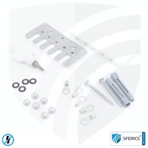 Grounding distributor | 5-fold | distribute one grounding connection to up to 4 shielding products 7 Grounding distributor | 5-fold | distribute one grounding connection to up to 4 shielding products