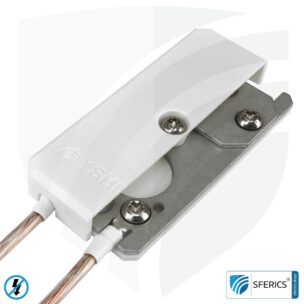 Grounding housing, stationary | grounding of shielded surfaces | indoors and outdoors 7 Grounding housing, stationary | grounding of shielded surfaces | indoors and outdoors