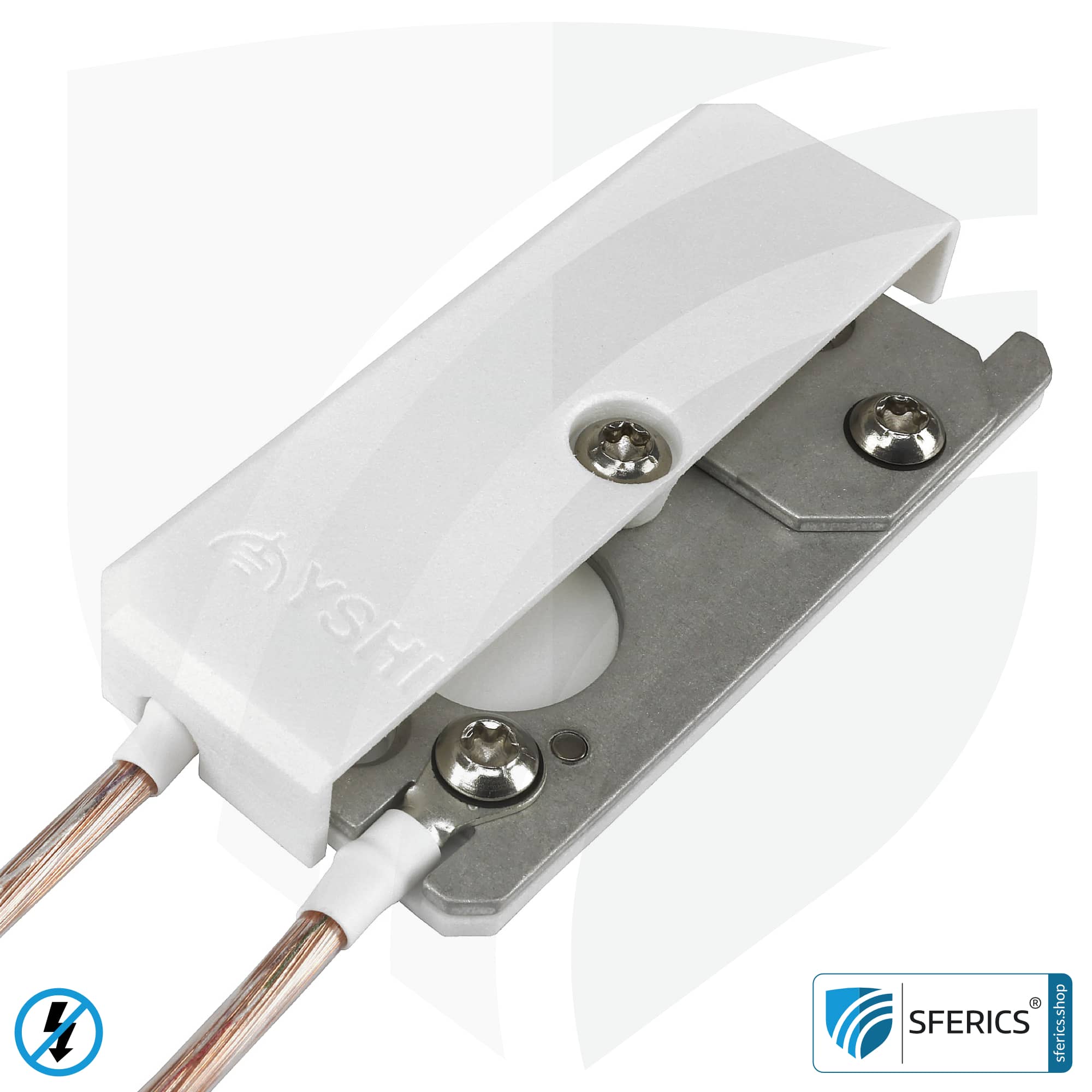 Grounding housing, stationary | grounding of shielded surfaces | indoors and outdoors 4 Grounding housing, stationary | grounding of shielded surfaces | indoors and outdoors