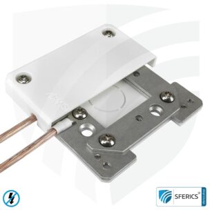 Grounding housing, stationary | grounding of shielded surfaces | indoors and outdoors 8 Grounding housing, stationary | grounding of shielded surfaces | indoors and outdoors