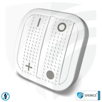 Antenna ANT-NA16 | Eltako FA250 | external antenna for fuse box repeater RP-NA16-KA | master switch set-up | building biology safe wireless technology according to EnOcean standard 15 Hand-held transmitter TX-NA16-HAND | 2-channel remote control | master switch set-up | building biology save radio technology according to EnOcean standard