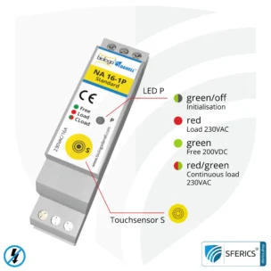 Master / Demand switch NA 16-1P RADIO with dual operating mode | master switch set-up | building biological radio technology according to EnOcean standard | LED control lamp included 6 Master / Demand switch NA 16-1P RADIO with dual operating mode | master switch set-up | building biological radio technology according to EnOcean standard | LED control lamp included
