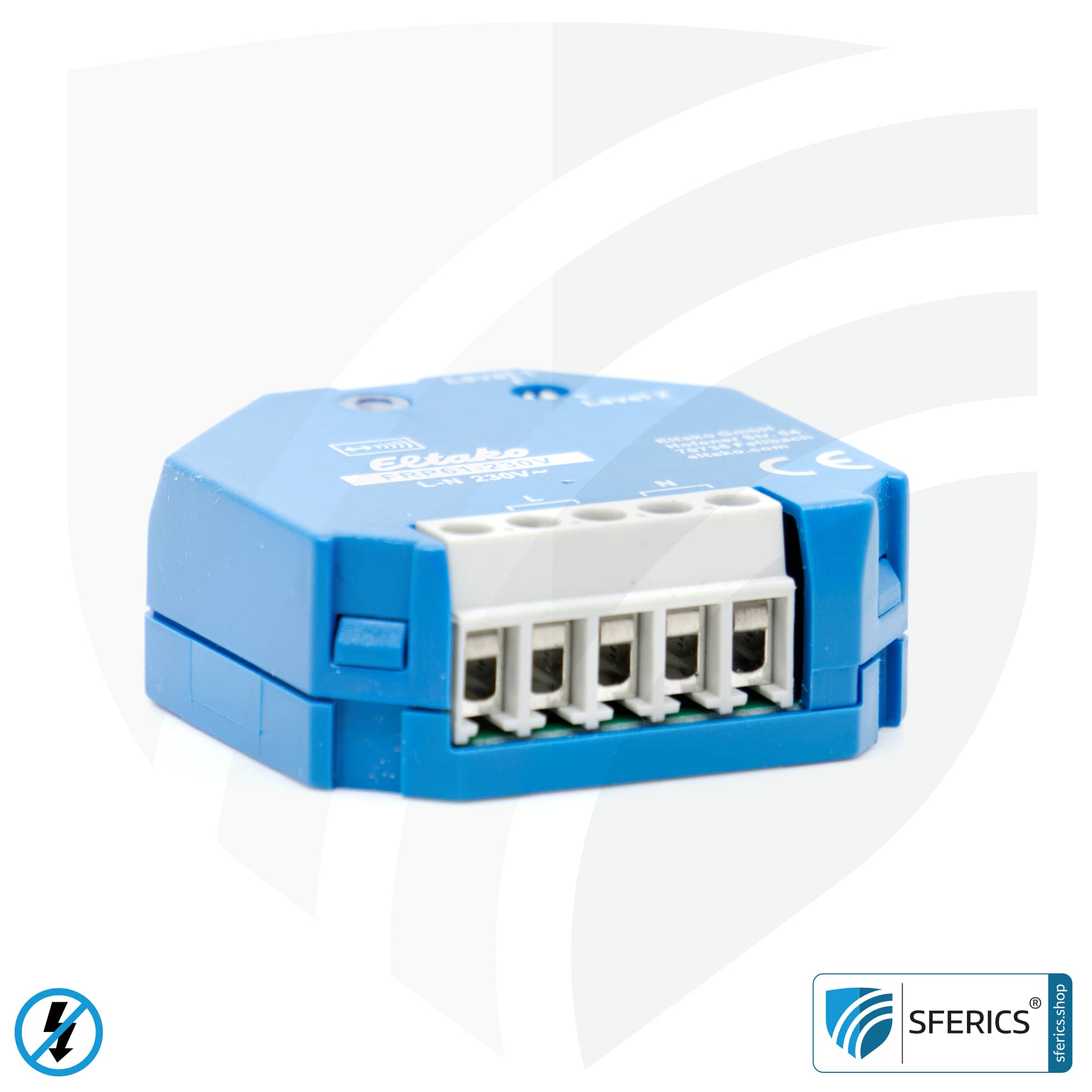 Flush-mounted repeater RP-NA16-UP | Eltako FRP61-230V | level 1+2 repeater for mounting in installation box | master switch set-up | building biology safe wireless technology according to EnOcean standard 4 Flush-mounted repeater RP-NA16-UP | Eltako FRP61-230V | level 1+2 repeater for mounting in installation box | master switch set-up | building biology safe wireless technology according to EnOcean standard