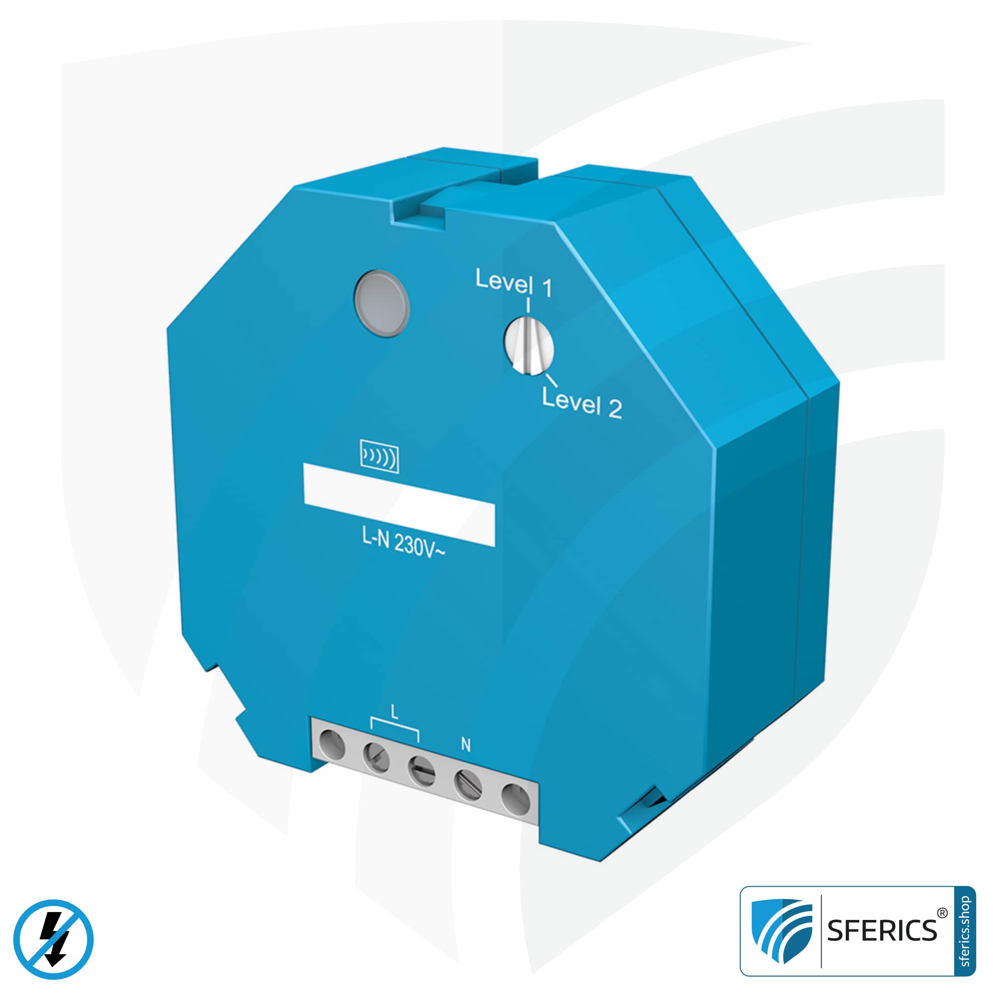 Flush-mounted repeater RP-NA16-UP | Eltako FRP61-230V | level 1+2 repeater for mounting in installation box | master switch set-up | building biology safe wireless technology according to EnOcean standard 5 Flush-mounted repeater RP-NA16-UP | Eltako FRP61-230V | level 1+2 repeater for mounting in installation box | master switch set-up | building biology safe wireless technology according to EnOcean standard