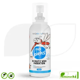 Summer Protection Set | Mineral Sunscreen SPF 30 + Mosquito & Tick Repellent (DEET-free) | with Electronic Sting Healer (optional) 7 MOSKINTO no pieks | Insect repellent spray with Icaridin against mosquitoes and ticks (ages 2+) | 75 ml