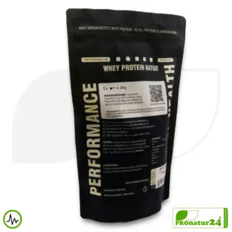 Whey Protein Isolate Natural | Bag of 21 servings | lactose-free | VitalShake HFQ 5 Premium Whey Protein | natural | Vitalshake by HFQ