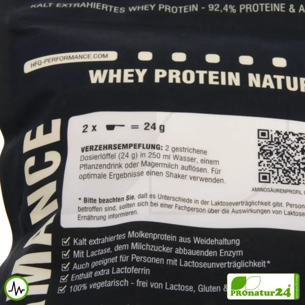 Premium Whey Protein | natural | Vitalshake by HFQ