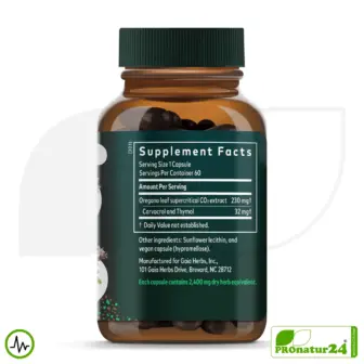 OIL OF OREGANO by gaia HERBS | Power Plant for Natural Resilience | Digestion | Vitality | Well-Being | 60 Capsules 9 OIL OF OREGANO by Gaia Herbs | Power Plant for Natural Resilience | Digestion | Vitality | Well-Being | 60 Capsules