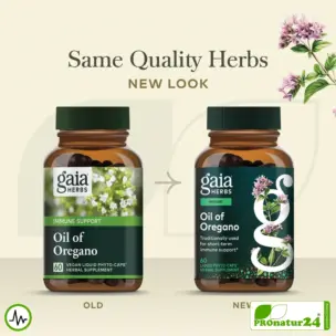 OIL OF OREGANO by gaia HERBS | Power Plant for Natural Resilience | Digestion | Vitality | Well-Being | 60 Capsules 12 OIL OF OREGANO by Gaia Herbs | Power Plant for Natural Resilience | Digestion | Vitality | Well-Being | 60 Capsules