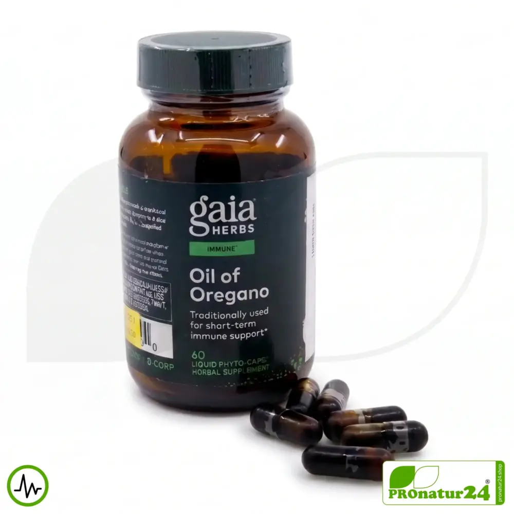 OIL OF OREGANO by Gaia Herbs | Power Plant for Natural Resilience | Digestion | Vitality | Well-Being | 60 Capsules