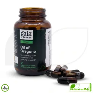 OIL OF OREGANO by gaia HERBS | Power Plant for Natural Resilience | Digestion | Vitality | Well-Being | 60 Capsules 10 OIL OF OREGANO by Gaia Herbs | Power Plant for Natural Resilience | Digestion | Vitality | Well-Being | 60 Capsules
