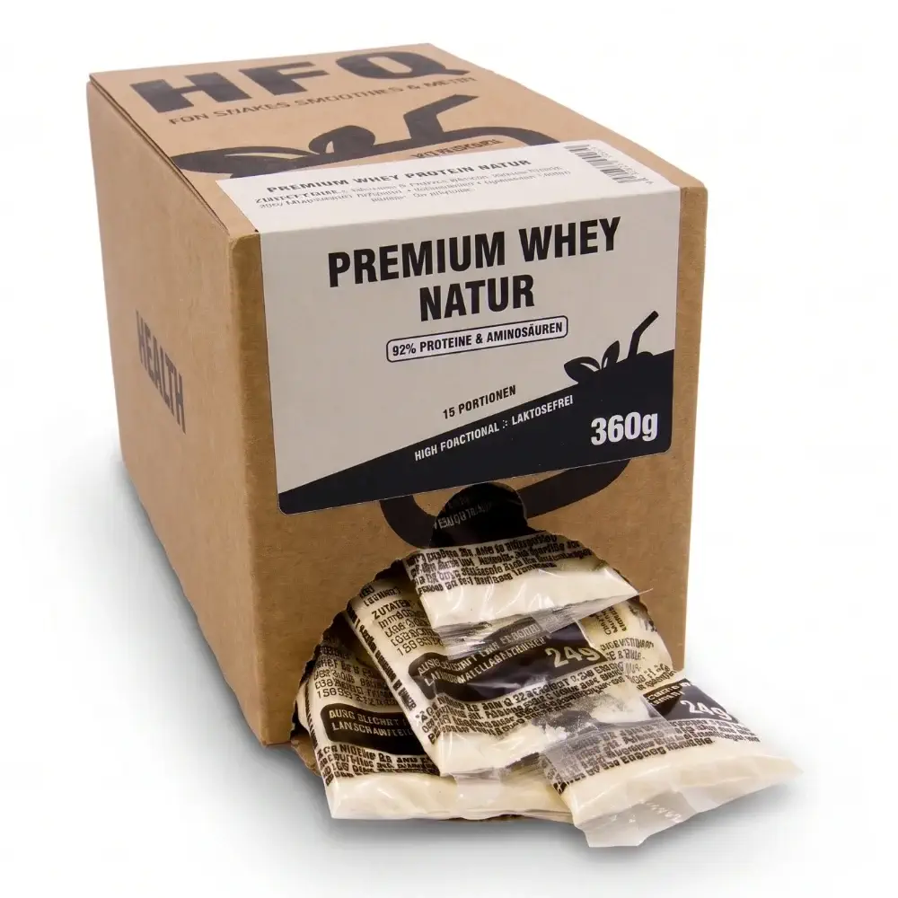 Premium Whey Protein | natural | Vitalshake by HFQ. Feedimage.