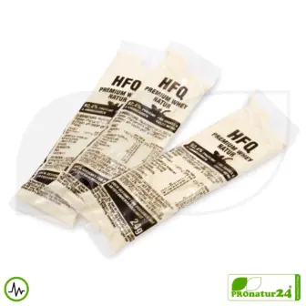 Whey Protein Isolate Natural | Sachet box with 15 servings | lactose-free | VitalShake HFQ 6 Premium Whey Protein | natural | Vitalshake by HFQ