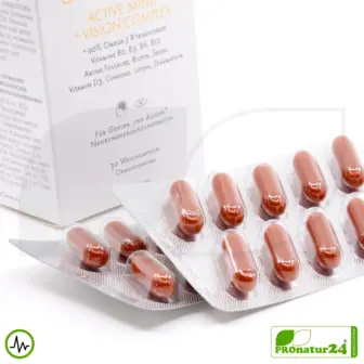 WHC UnoCardio® Active Mind + VISION Complex | 30 Softgel Capsules with Natural Orange Flavor
