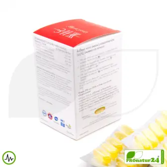 WHC UnoCardio® X2 | 90% OMEGA-3 Fatty Acids, 1150 mg | 60 Orange-flavored Softgel Capsules